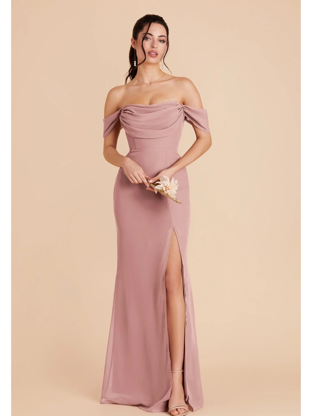 Birdy Grey Mira Convertible Dress- English Rose Chiffon - size Small 2-4